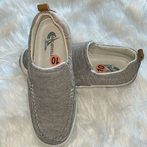 🆕 Margaritaville Men’s Slip-on Shoes Size 10 Beige